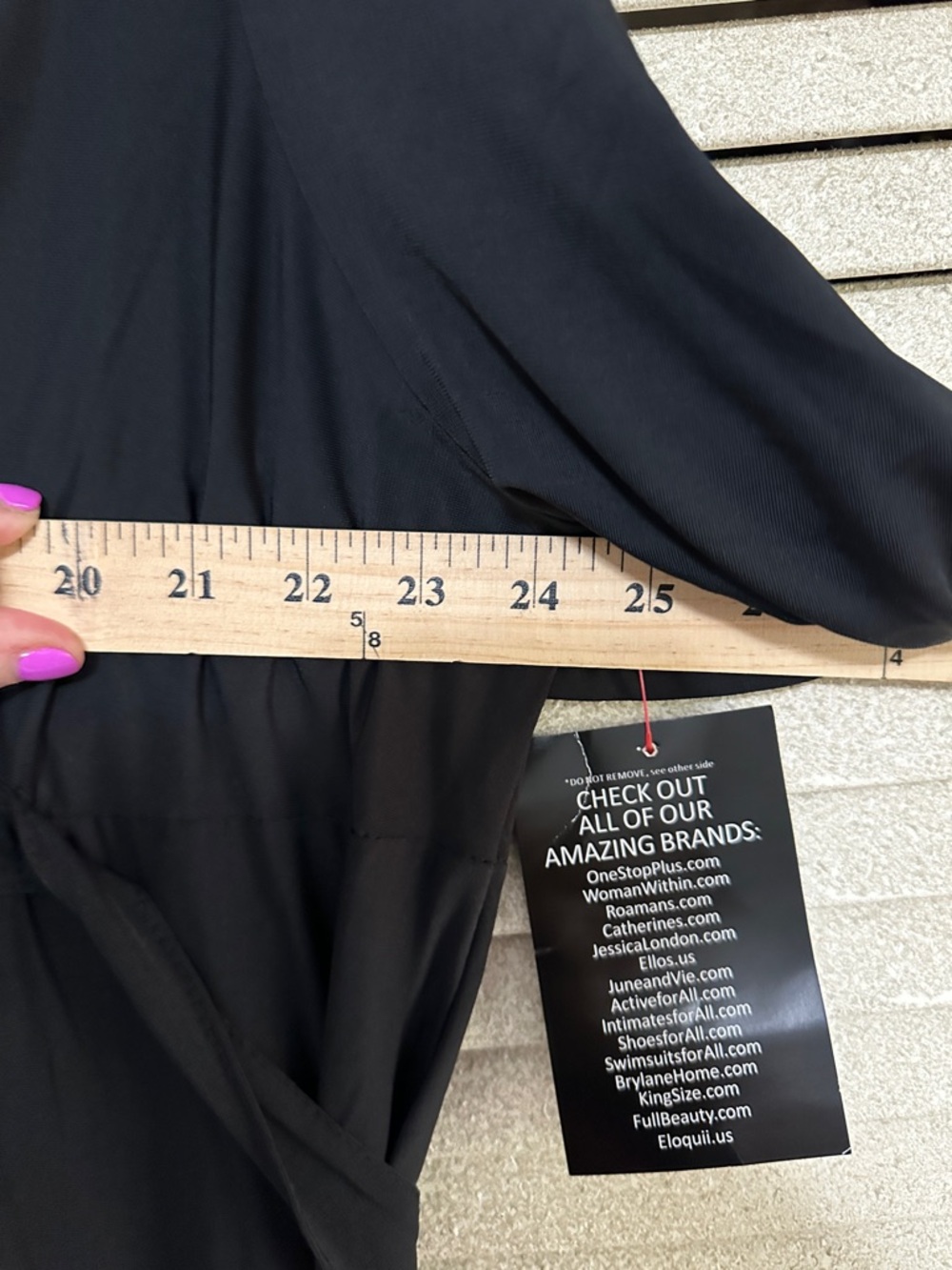 ellos Black V-Neck Puff Sleeve Maxi Dress - Picture 9 of 9